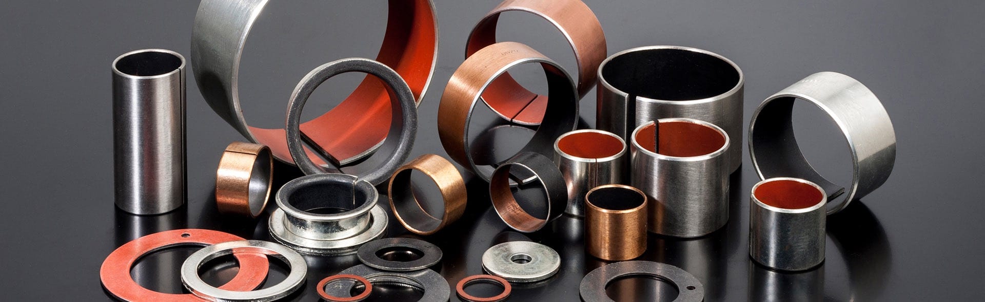 steel backed bushing bushes - metric Bushings, plain bearing material with ptfe line