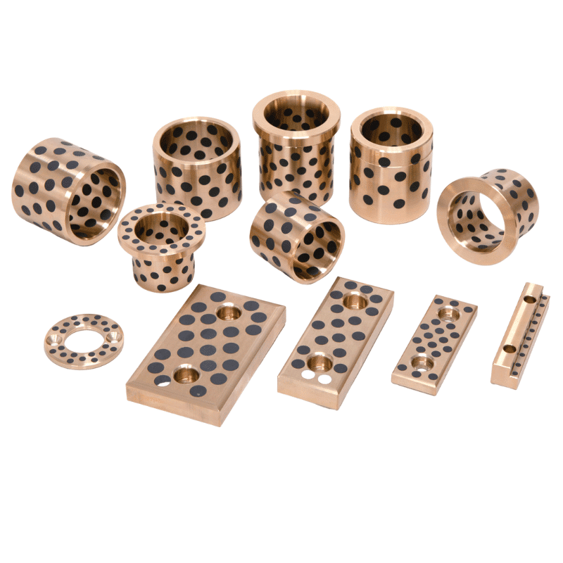 brass graphite oilless bearings3