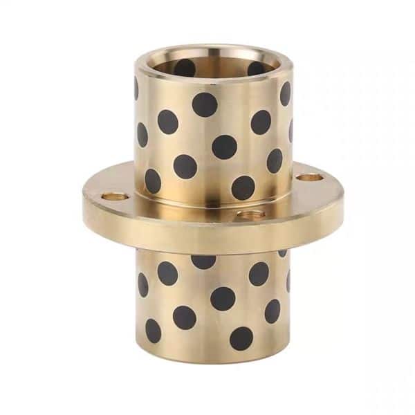 Thrust Bushing Brass Alloy, Shouldered Graphite Filled