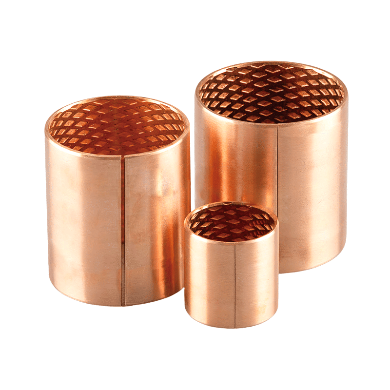 flange wrapped bronze bearing