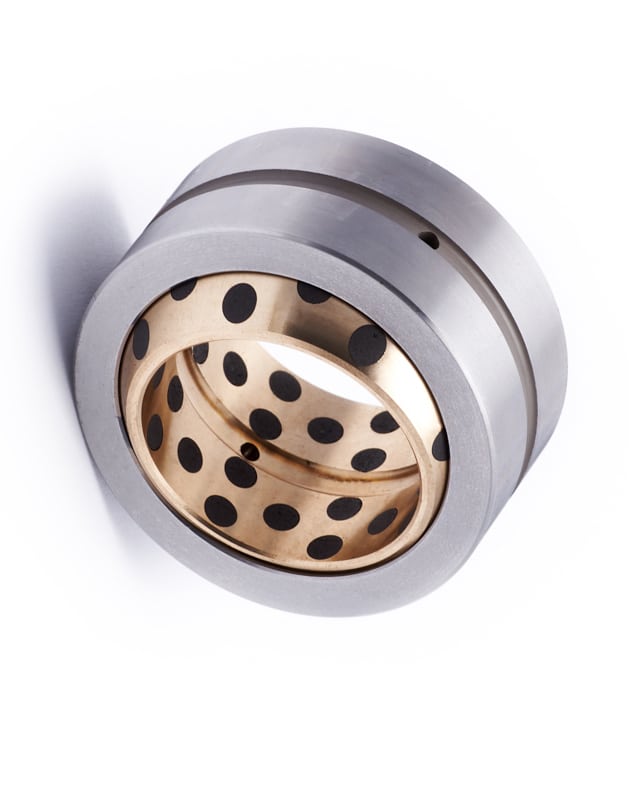 Spherical bearing, self lubricating