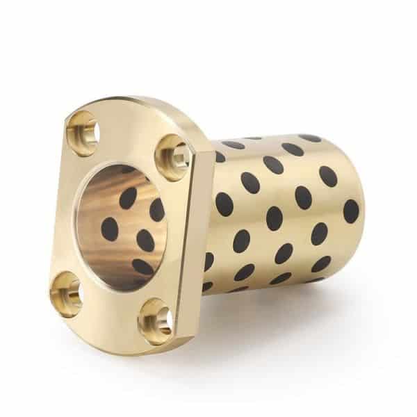 Flanged Bronze Bearings Graphite Impregnated Bronze