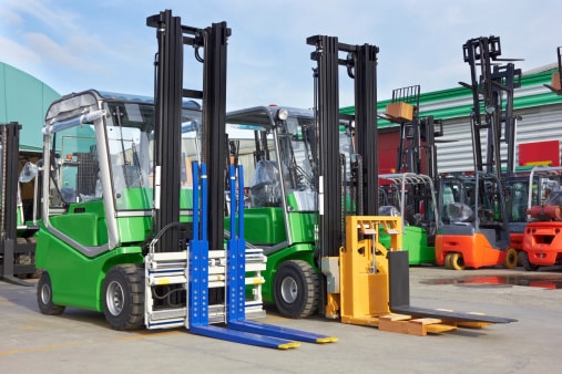 Electric forklift stackers in a row electric forklift Bushings4