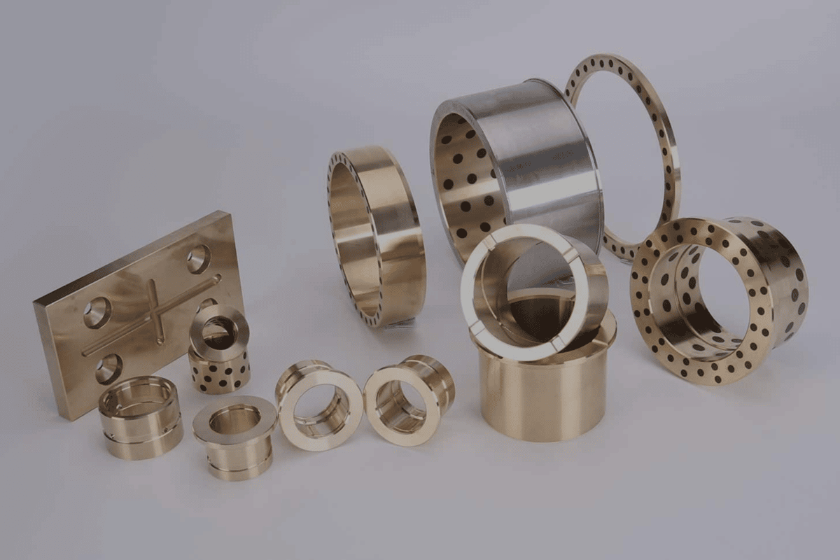 SelfLubricated Material Graphite Impregnated Brass Bushing