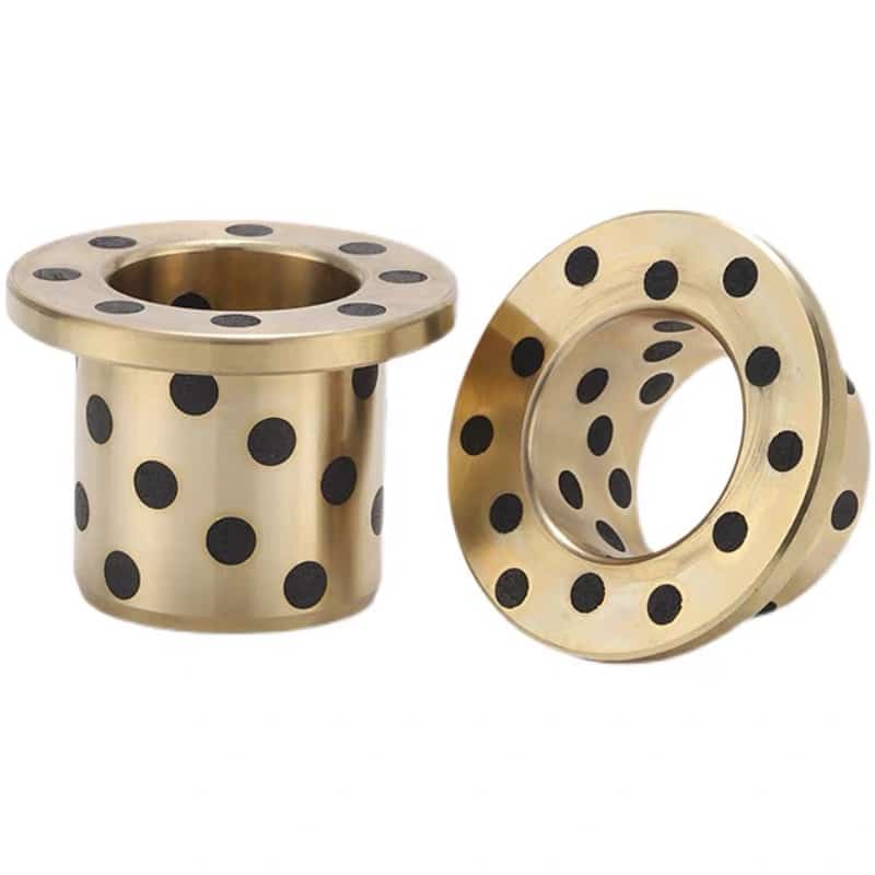 Custom manufacturer oil free washer and flange bushing