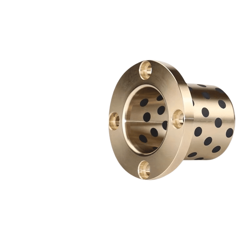 flange bronze bushing1 Flanged Brass Graphite Bushings and Bearings