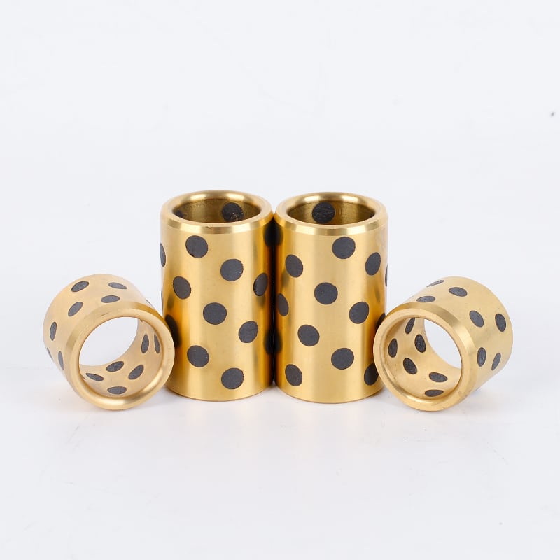 self-lubricated graphite embedded bearing (brass bushing)