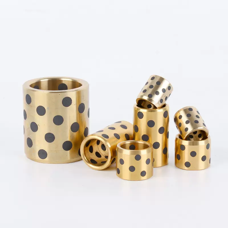 self-lubricated graphite embedded bearing (brass bushing)