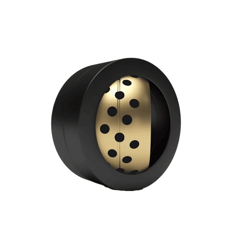 GE 45 ES-2RS equivalent graphite impregnated brass bush Radial spherical plain bearing metric sizes