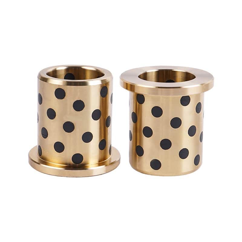 flange size Oilless 500 selflubricated bearing using highgrade copper alloys as their base material, with embedded solid lubricant plugs, graphite or PTFE.