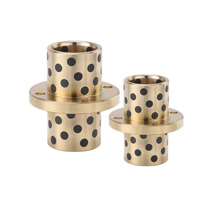 Bronze straight sleeve Bushing with Graphite