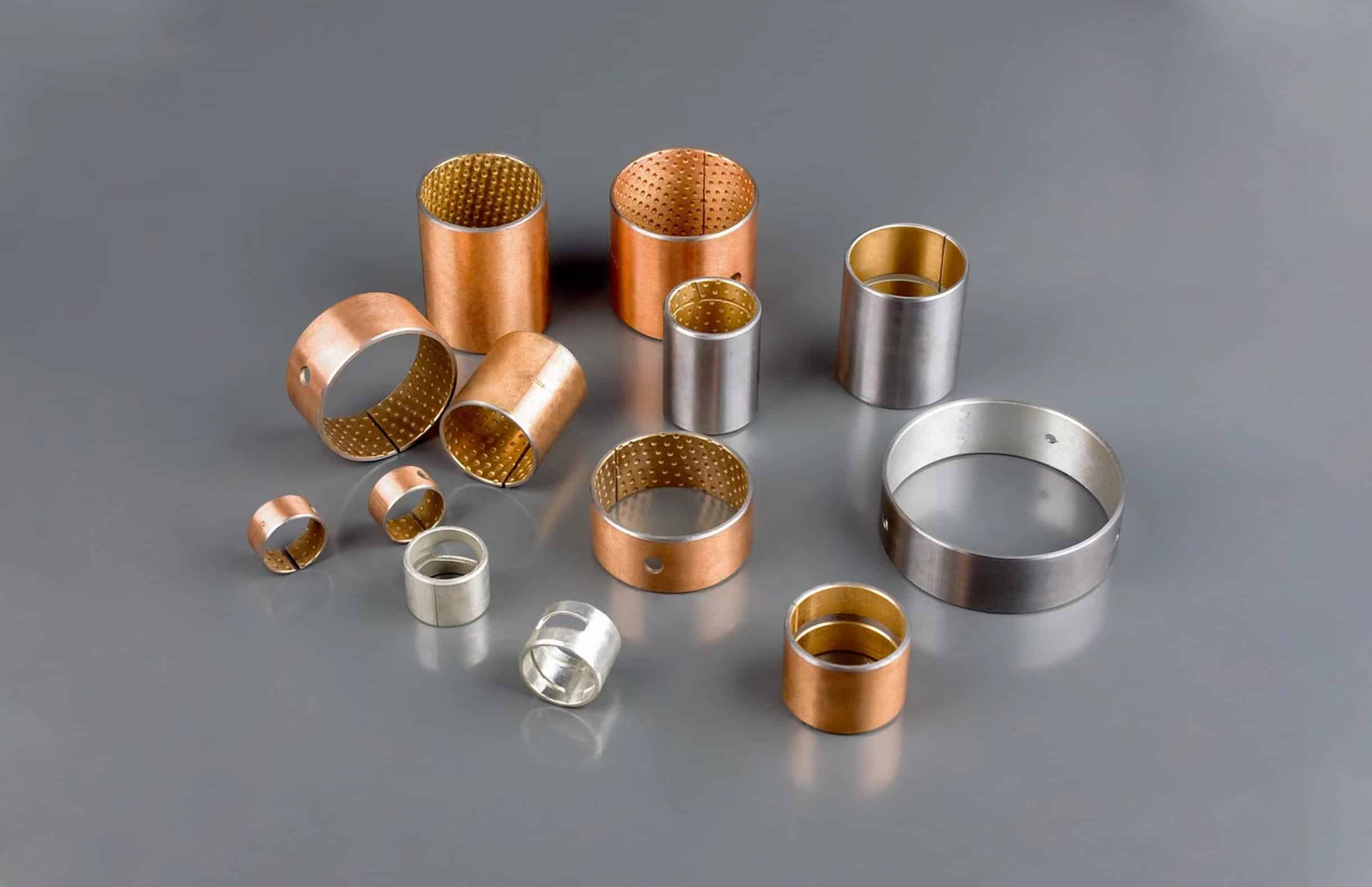 Steel Backed Bronze Bushing CuPb30 Bimetal Bearings