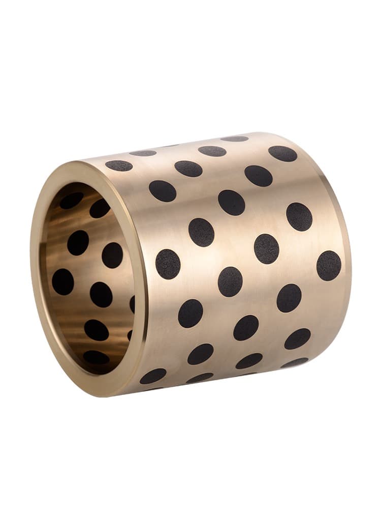 JDB Cylindrical Oilless Bearings Graphite-Impregnated Bronze Bushings