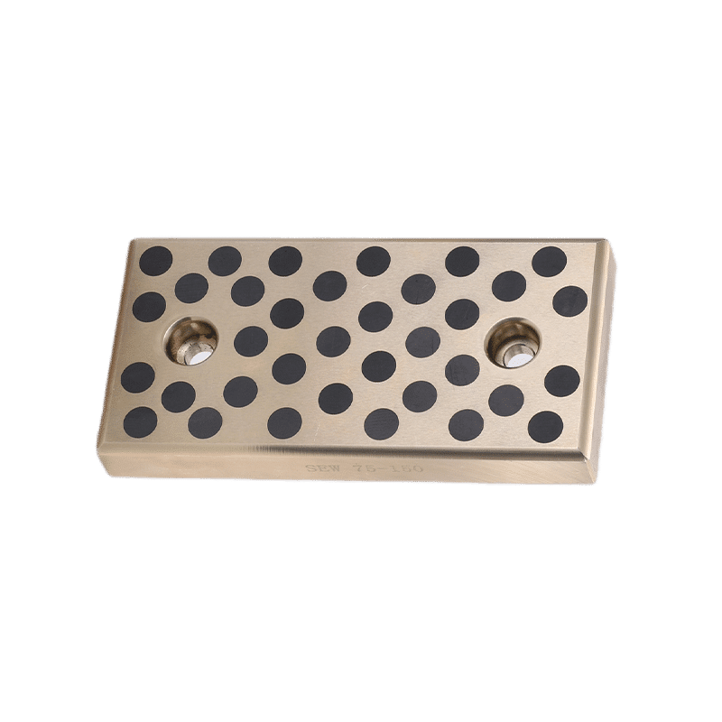 oilless bronze wear plate3 Graphite slide plate