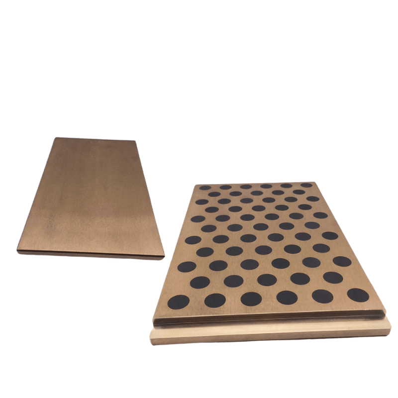 Graphite Plugs plate c93200 bronze self-lubricating plates bronze with graphite to the dimensions of drawings