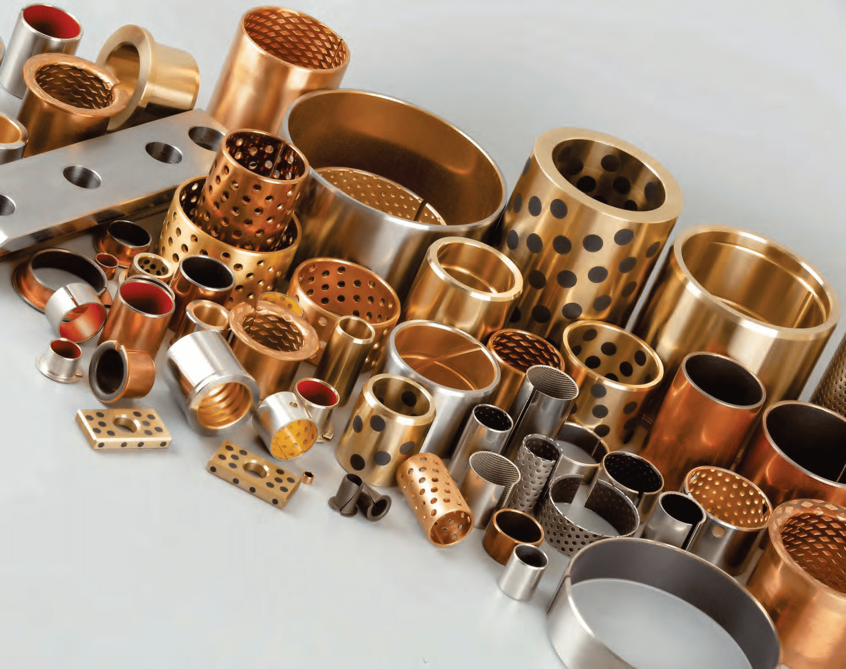 slide bearing bushing, Bronze and Wrapped Steel Bushes