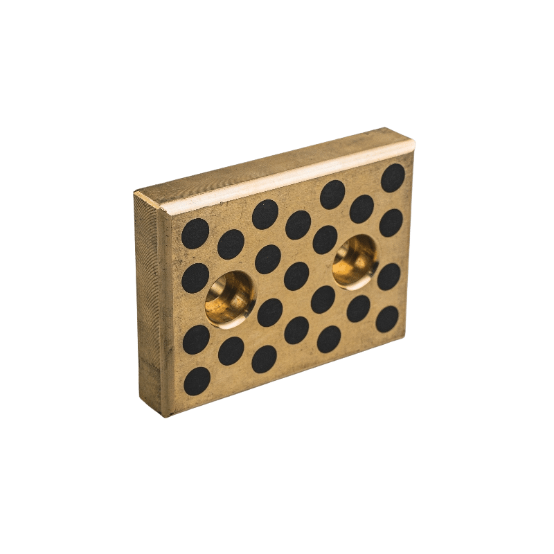 plate C95400 Aluminum Bronze Plugged Bronze plate Embedded Solid Lubrication Bearings JESW Oilless Wear Plate