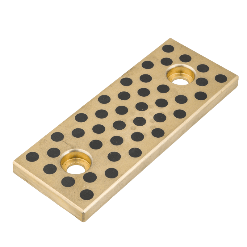 C95900 Aluminum Bronze Wear Plates & Blocks Graphite-impregnated bronze JOLP Oilless Wear Plate.