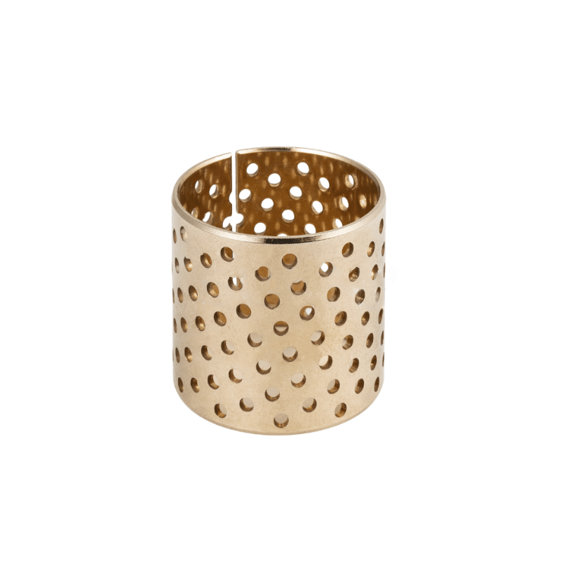 FB092 WRAPPED BRONZE BEARING CUSN8P1 FB092 WRAPPED BRONZE BEARING CUSN8 Bronze bearings made of CuSn8 with grease reservoirs available as Cylindrical bushes with non-standard dimensions, customized bearing design