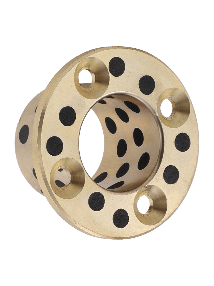 MPSZ flanged oilless bearing High Strength Brass Bearings With Graphite