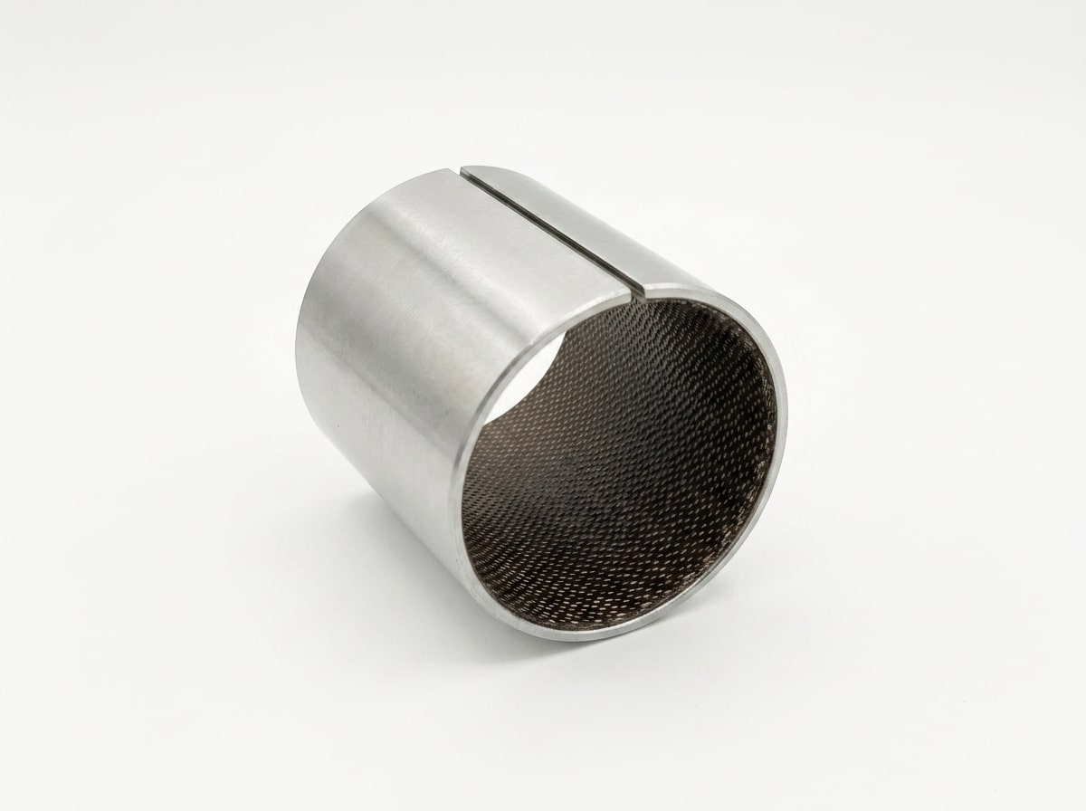 Stainless Steel–PTFE (Fabric) Composite Bearings for Double Offset Butterfly Valves self-lubricating bushings bearings