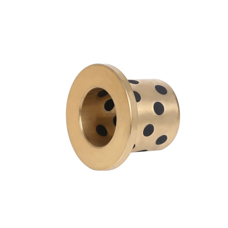 slide bearing bushing12 Flanged Bronze Impregnated Graphite Oil-Less Bushing
