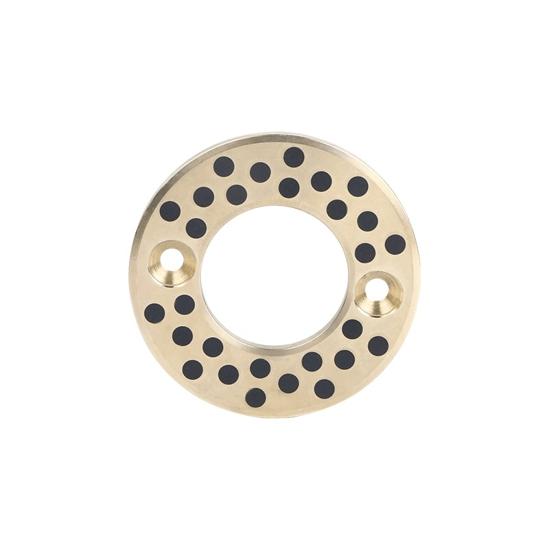 slide bearing bushing CuZn25Al5 High Strength Brass Bearings With Graphite