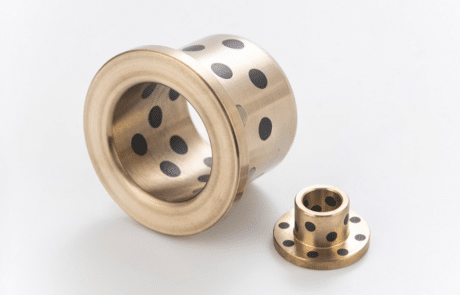 solid lubricant bronze alloy bearing6 precision machining parts, casting parts, metal parts CuZn24A16Mn4+Graphite