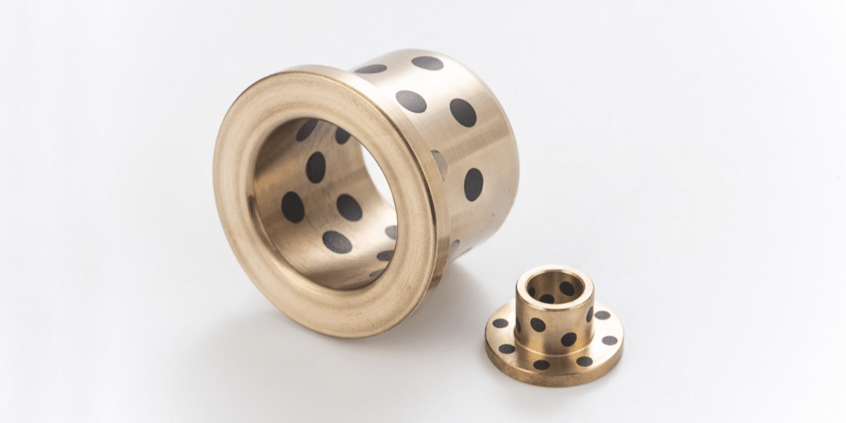 solid lubricant bronze alloy bearing6 precision machining parts, casting parts, metal parts CuZn24A16Mn4+Graphite