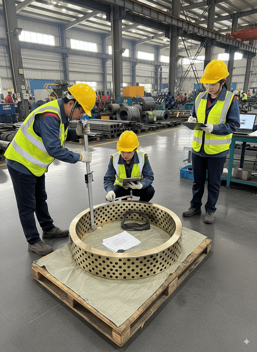 bronze bushing for steel plant